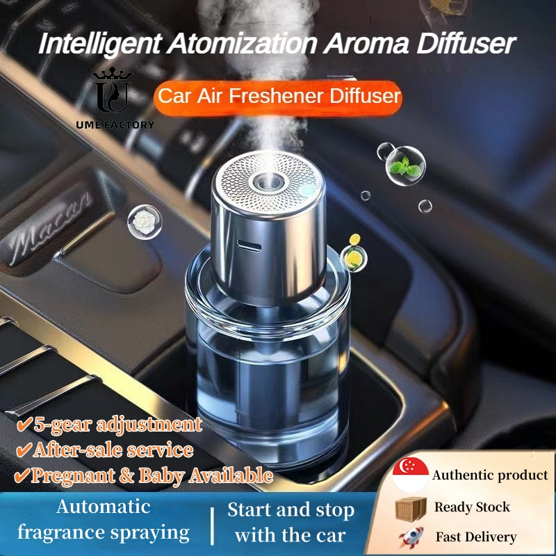 Automatic Car & home Aroma Diffuser Air Freshener Spray Air Humidifier Aromatherapy Essential Oi Fragrance Home Scent 160ml perfume Car Interior air purifier toilet deodorizer