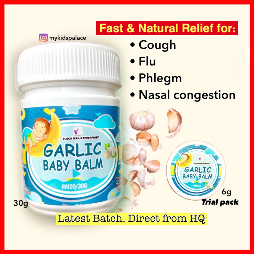 ?PROMO? ?Hot Selling? GARLIC BALM for Cough, Flu, Phlegm, Nasal congestion. Nasal aspirator