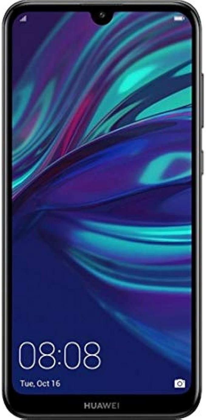 Huawei Y7 Pro 2019 4G LTE (Dub-LX2) 3GB / 32GB Dual Camera 6.26-inches Dual SIM Factory Unlocked - International Stock No Warranty (Midnight Black)