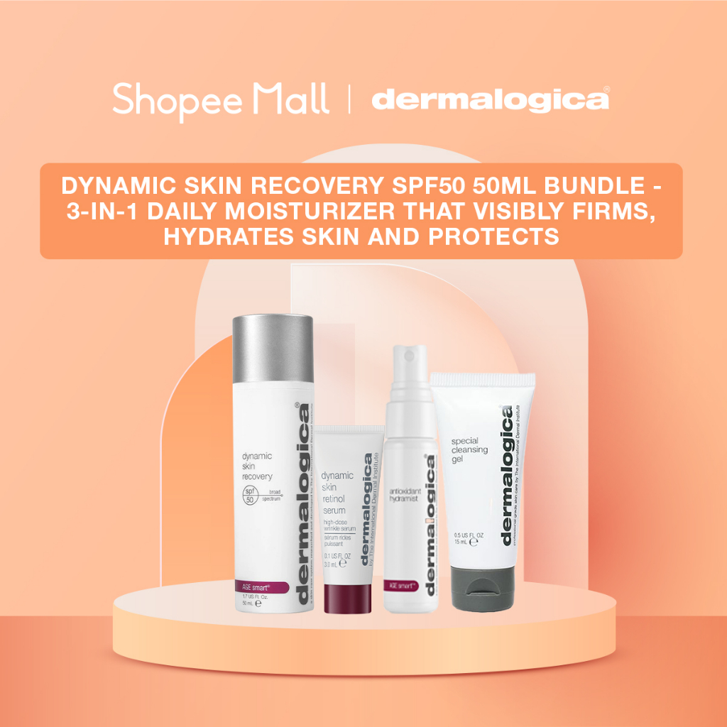 Shopee x Dermalogica Brand Box - Dynamic Skin Recovery SPF50 Set at SGD158 (U.P. SGD208)