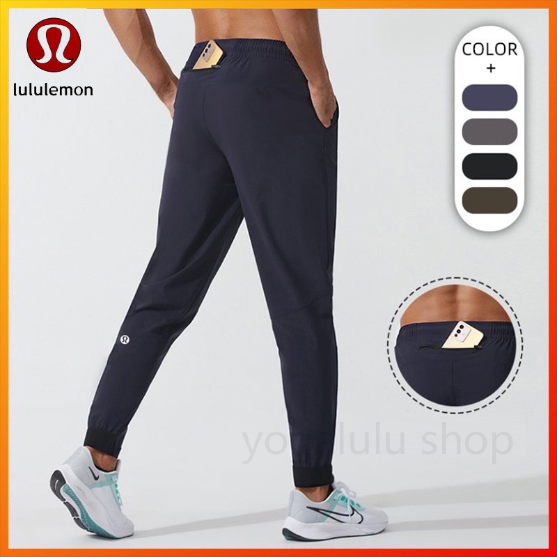Lululemons Men's Quick-Drying Jogging Pants Nylon Fitness Training Trousers Loose Casual Sports 70001