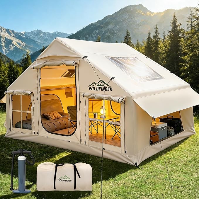 Inflatable Tent with Skylight